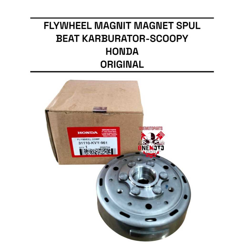 FLYWHEEL MAGNIT MAGNET SPUL BEAT KARBURATOR SCOOPY HONDA 31110-KVY-961 ORIGINAL