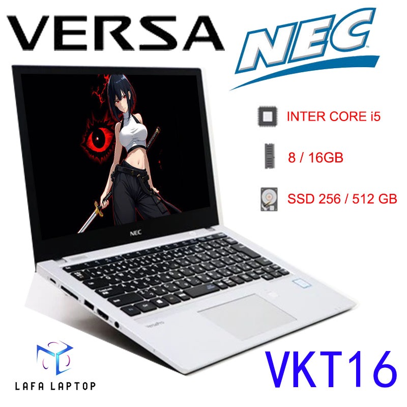 Laptop Nec Versa Pro PC-VKT Core I5 Gen 8 I Ram 8 Gb Ssd 256 GB I Windows 10P ILaptop Bekas Second M