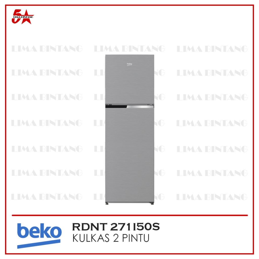 KULKAS BEKO 270 LTR SILVER RDNT271I50S