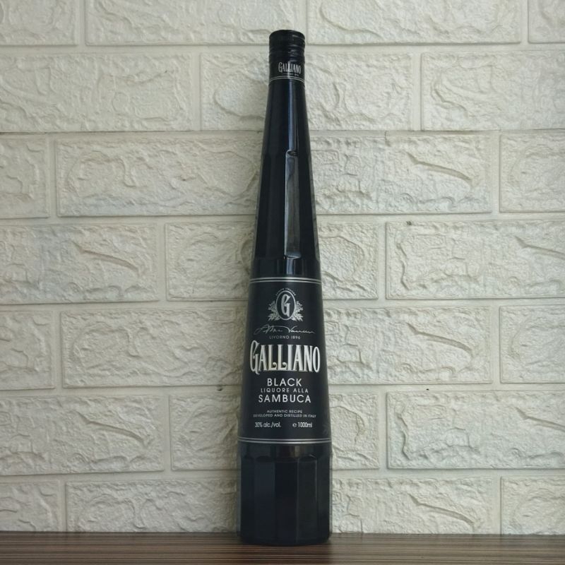 Botol Kosong Galliano Black Sambuca 1Liter