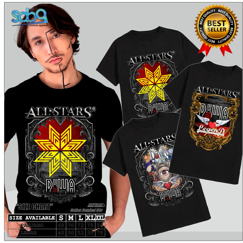 kaos band dewa 19 - kaos musik dewa 19