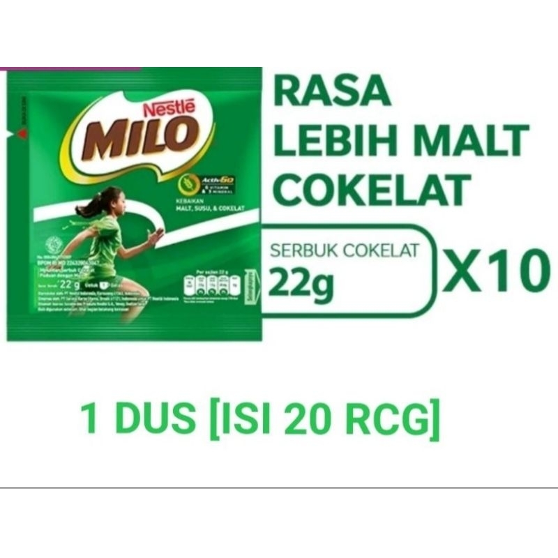 

milo sachet dus