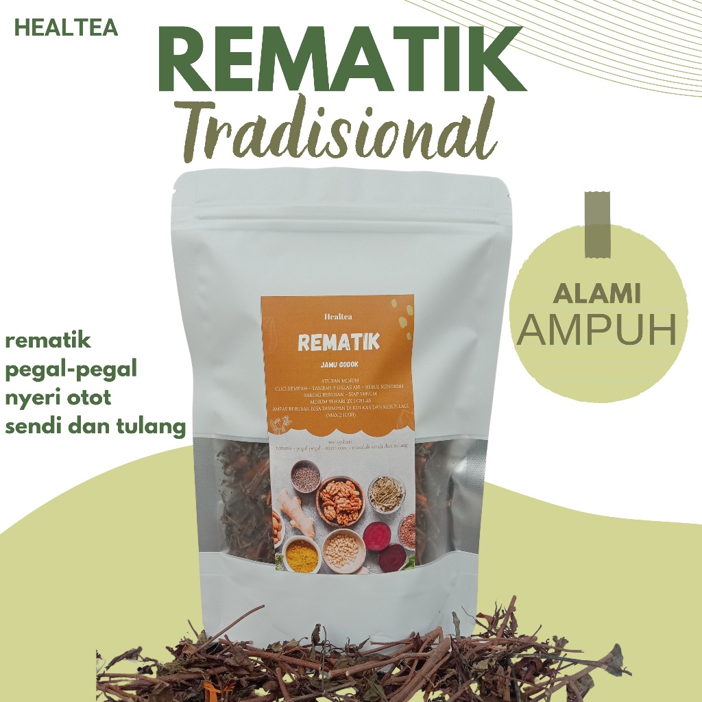 

REMATIK jamu godok tradisional teh rimpang rempah herbal
