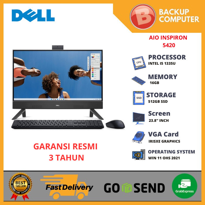 AIO DELL INSPIRON 5420 I5 1335U TOUCHSCREEN 16GB RAM