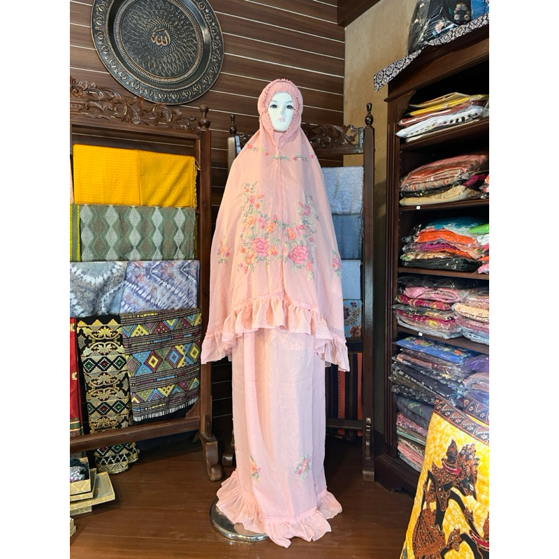 Mukena Pink Premium-Rumah Batik-Bandung