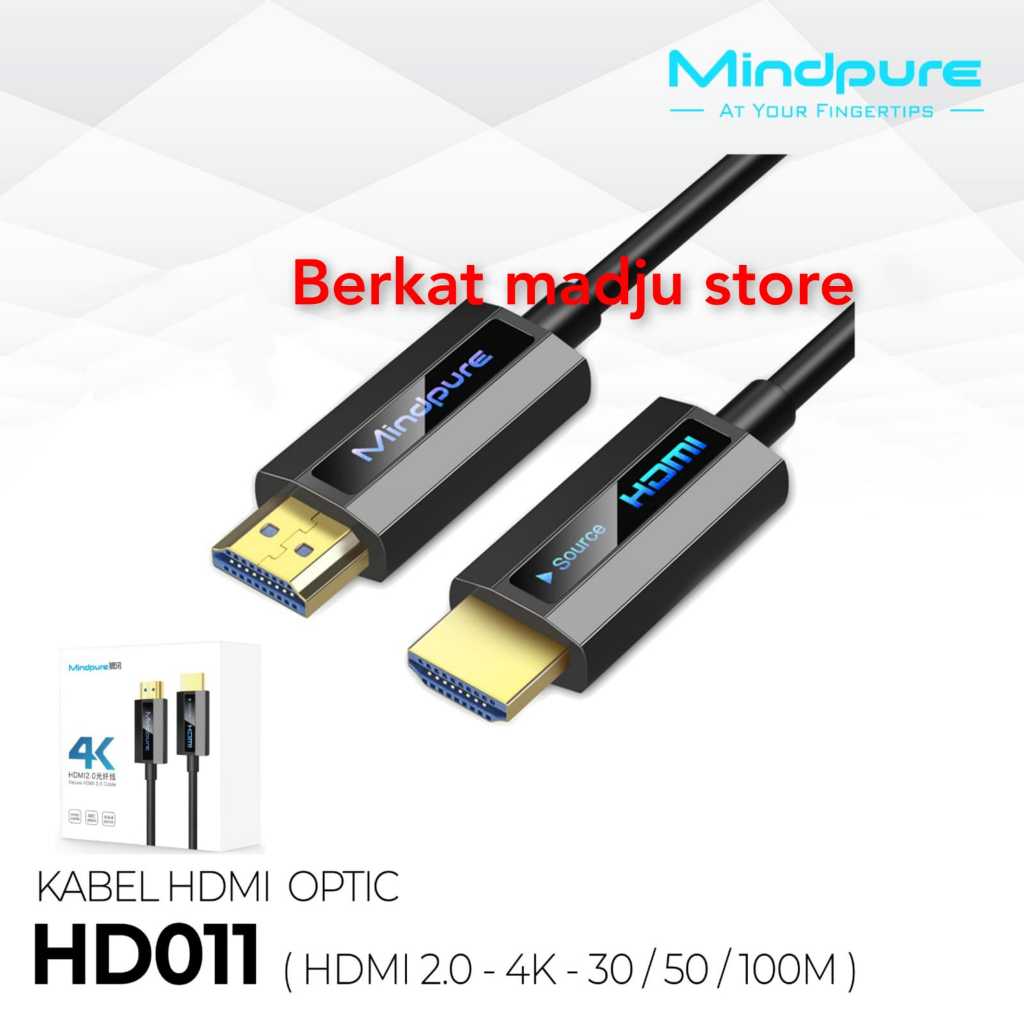 Kabel HDMI OPTIC HDMI 2.0 4k Mindpure HD011 30m 30meter 30 m 30 meter