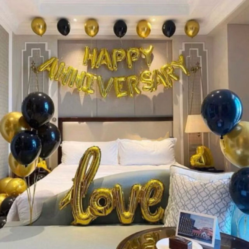 paket anniversary pernikahan dekorasi balon romantis