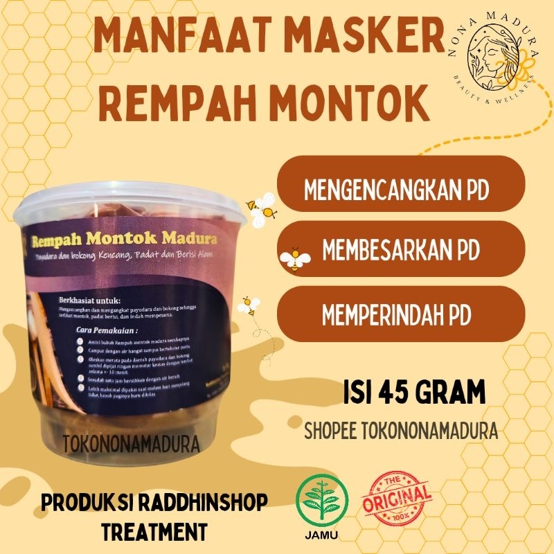TOKO NONA MADURA MASKER PAYUDARA RADDHINSHOP TREATMENT UNTUK MENGENCANGKAN PAYUDARA UNTUK MEMBESARKA