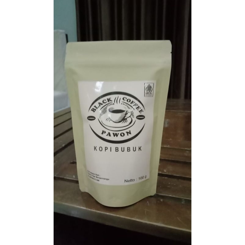 

Black kopi "pawon" paper kraft 100gr