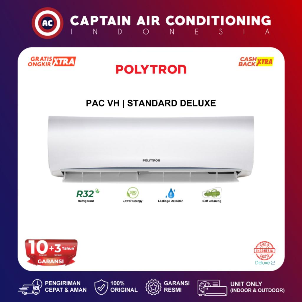 POLYTRON AC Split PAC05VH / PAC-05VH 1/2 PK Standard