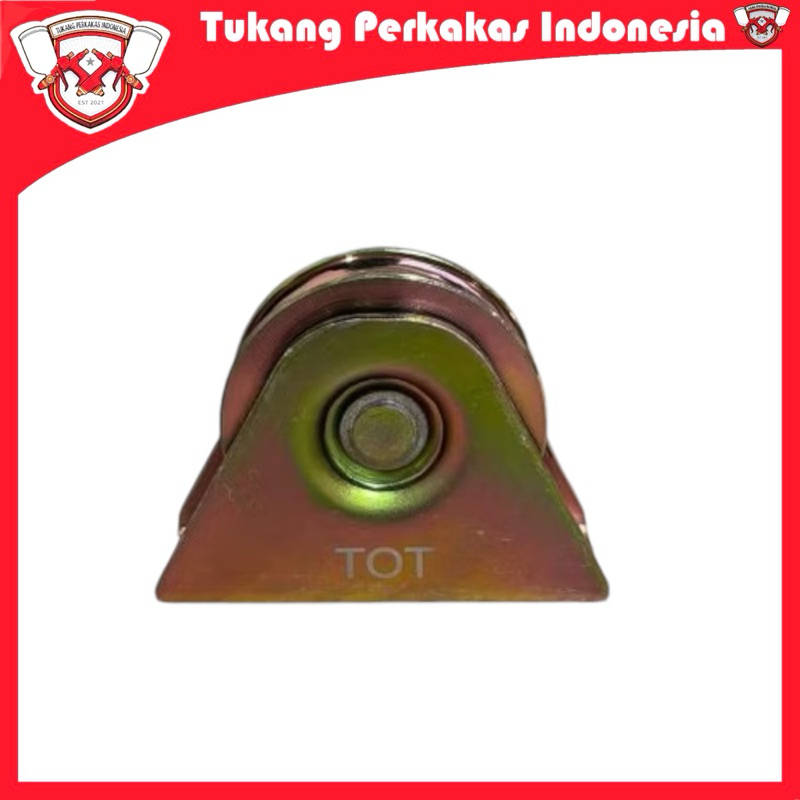 tot roda Gerbang pagar Roda pagar rumah model U 70 mm Roda besi pagar roda