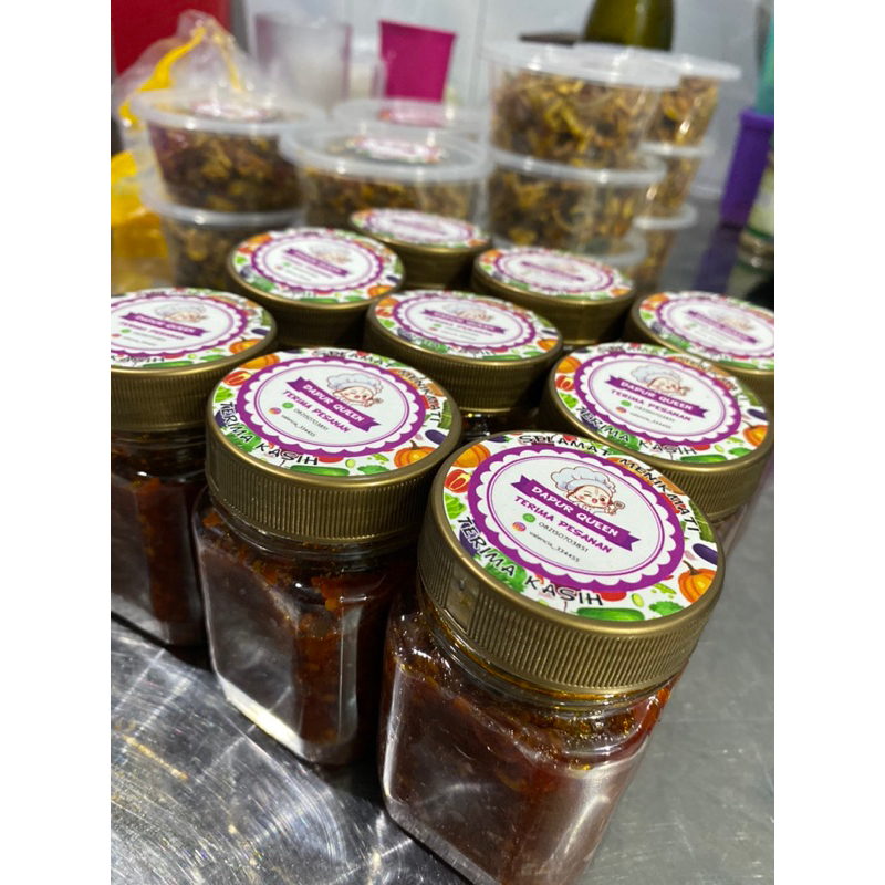 

sambal cumi /sambal cumi asin /baby cumi/ dapur queen