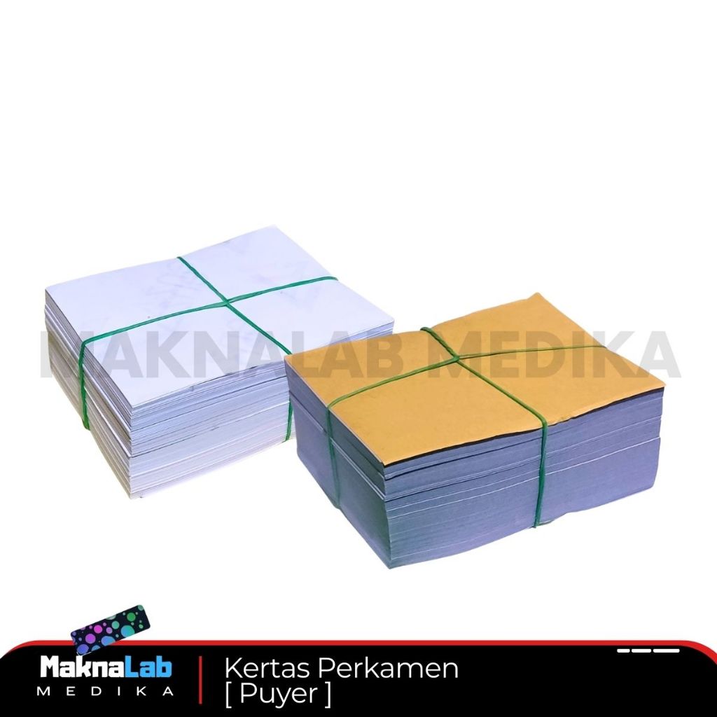 Kertas Perkamen / Kertas Puyer Obat l Kertas Obat Perkamen Putih atau Perkamen Buram