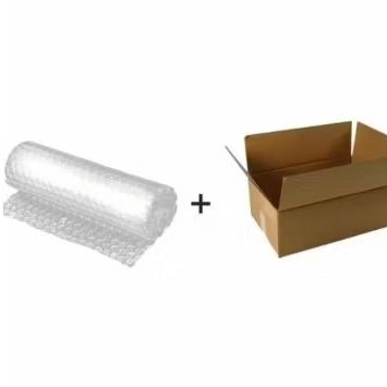 

bubblewrap dan kardus