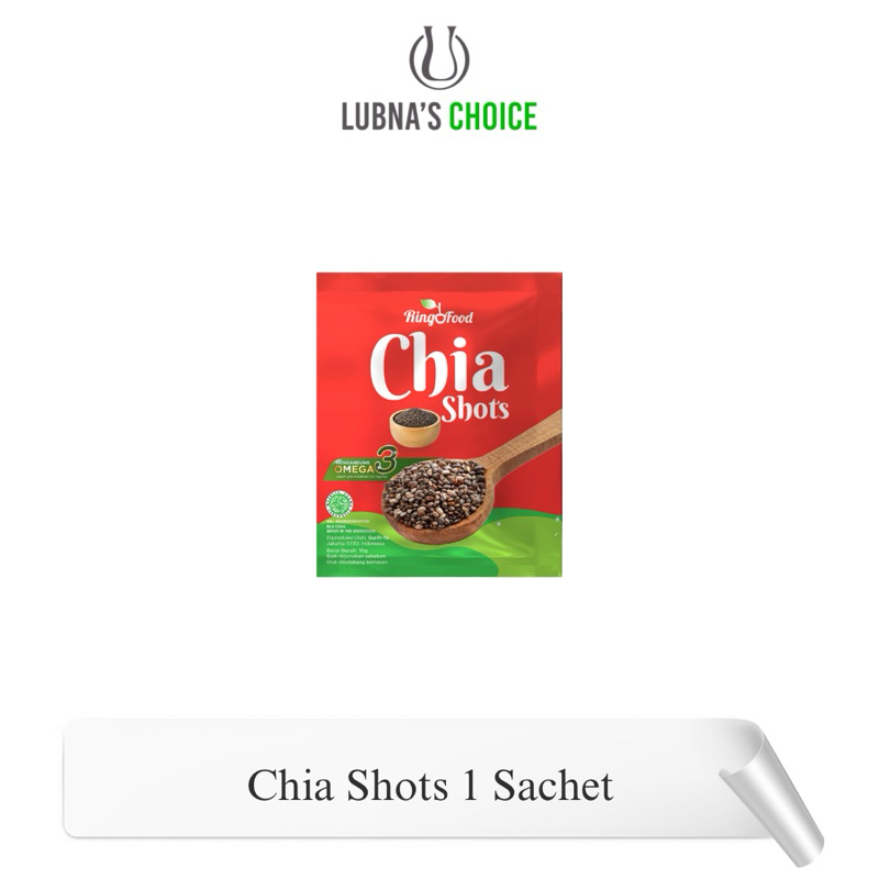 

Ringofoods Chia Shots 1 Sachet - Biji Chia Organik