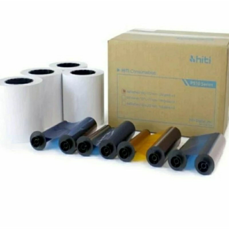 Murah media paper tinta HITI P510 S/P510 L 1roll ukuran 4R