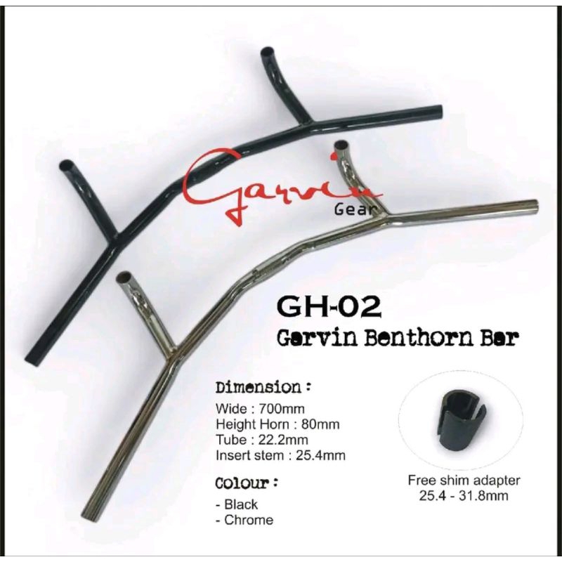 GH-02 Garvin Benthorn Bar/ Handlebar commuter bike, gravel bike