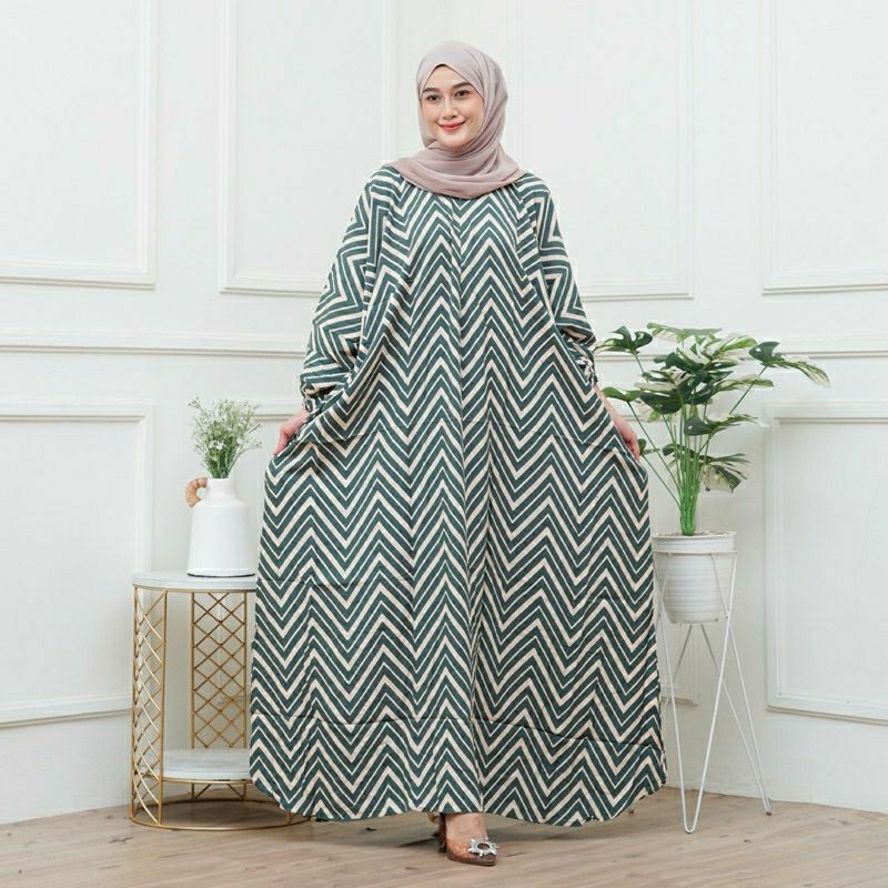 BILION KAFTAN MAXY DRESS SUPER JUMBO LD 150 DASTER BATIK BUSUI ZIPPER DEPAN GAMIS RAYON BATIK COTTON