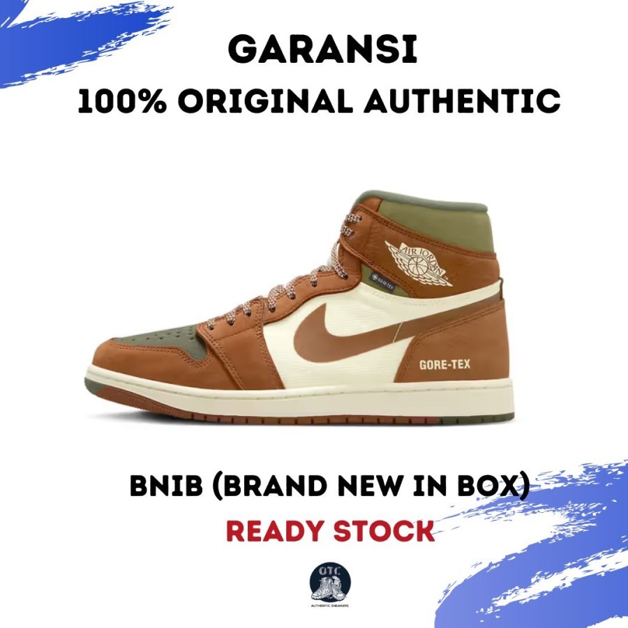 Nike Air Jordan 1 Retro High Element Gore Tex Legend Coffee 100% Original Authentic BNIB [DB2889 102