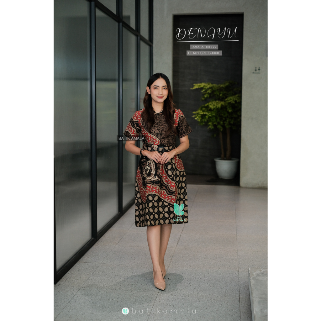 Amala Batik Denayu Premium Dress