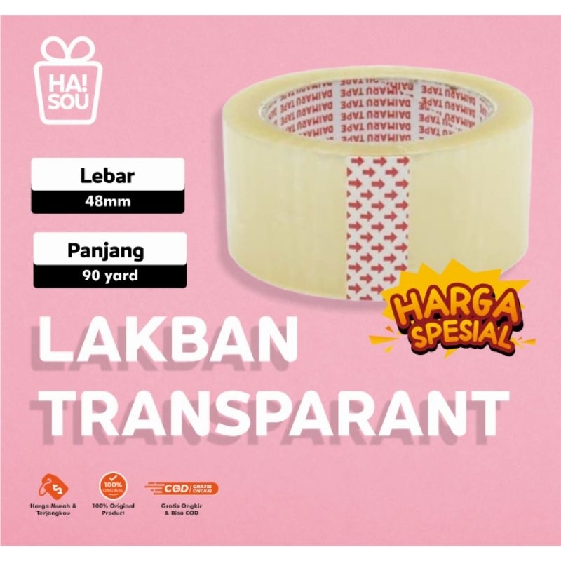 

HAISOU Lakban 48mm x 90 yard
