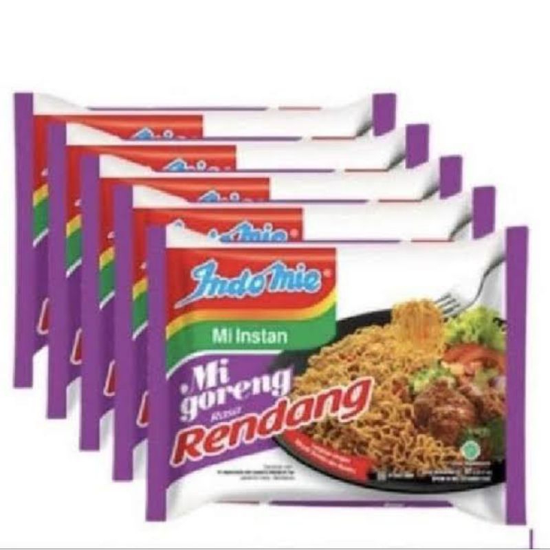 

Indomie goreng rendang isi 5pcs