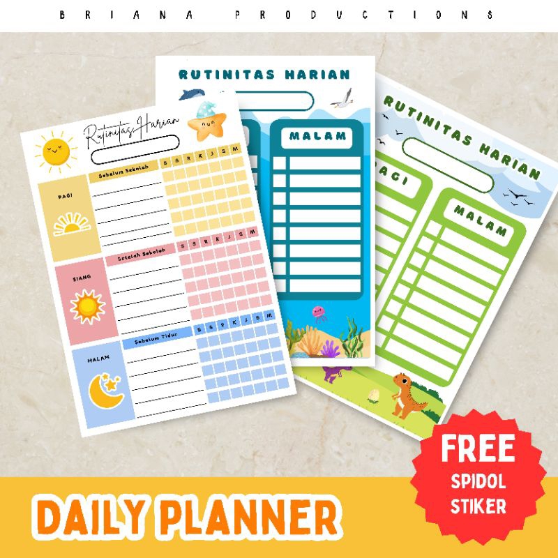 

PLANNER JADWAL AKTIVITAS HARIAN MINGGUAN ANAK | PRODUKTIVITAS ANAK | JADWAL AGENDA KEGIATAN HARIAN DAILY WEEKLY PLANNER