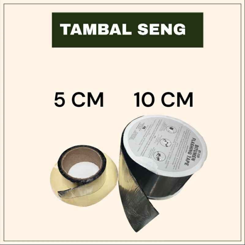 Tambal seng, galvalum, spandex