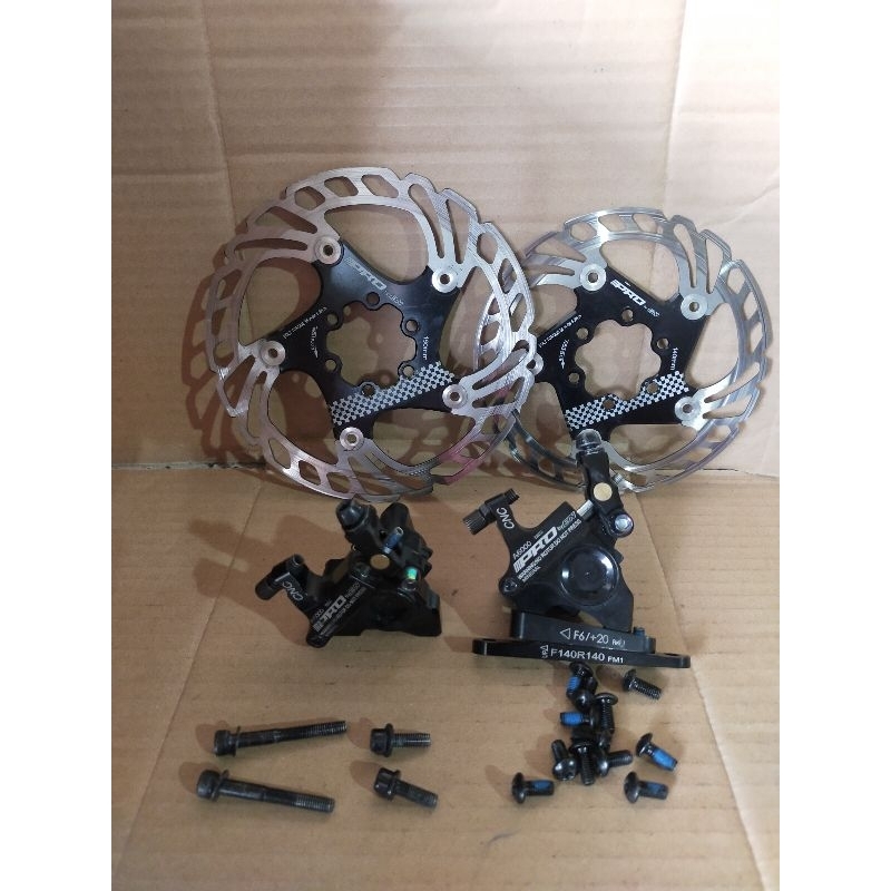 Flat Mount Caliper Pro Semi Hidrolik Kaliver Flatmount Satu Set