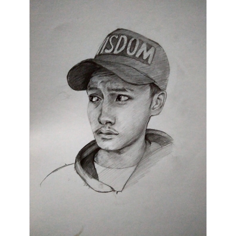 

Sketsa Wajah Hitam putih (tanpa figura)