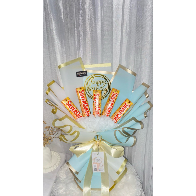 

Bouquet Silverqueen 5 plus HBD