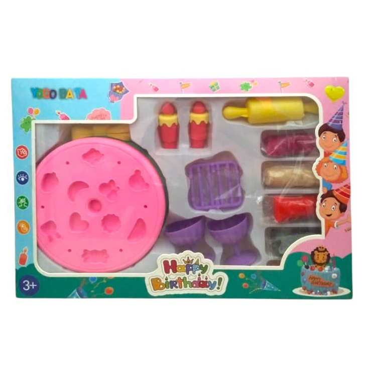 Mainan Clay Happy Birthday & Mainan Clay Anak Colour Dough Clay