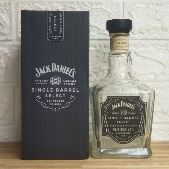 Botol Kosong Jack Daniels Single Barrel Select + Box 700ml