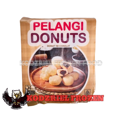 

PELANGI DONUTS Rasa Coklat Isi 24 480gr - Donat Cokelat Frozen