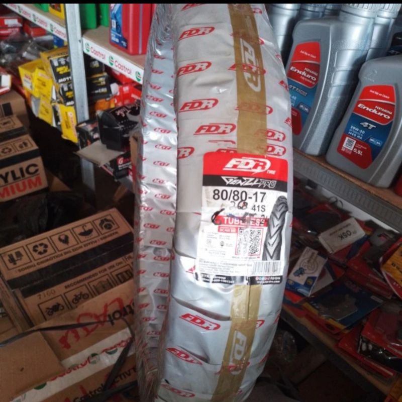 ban luar fdr ring 17 80/80-17 tubles tubeless