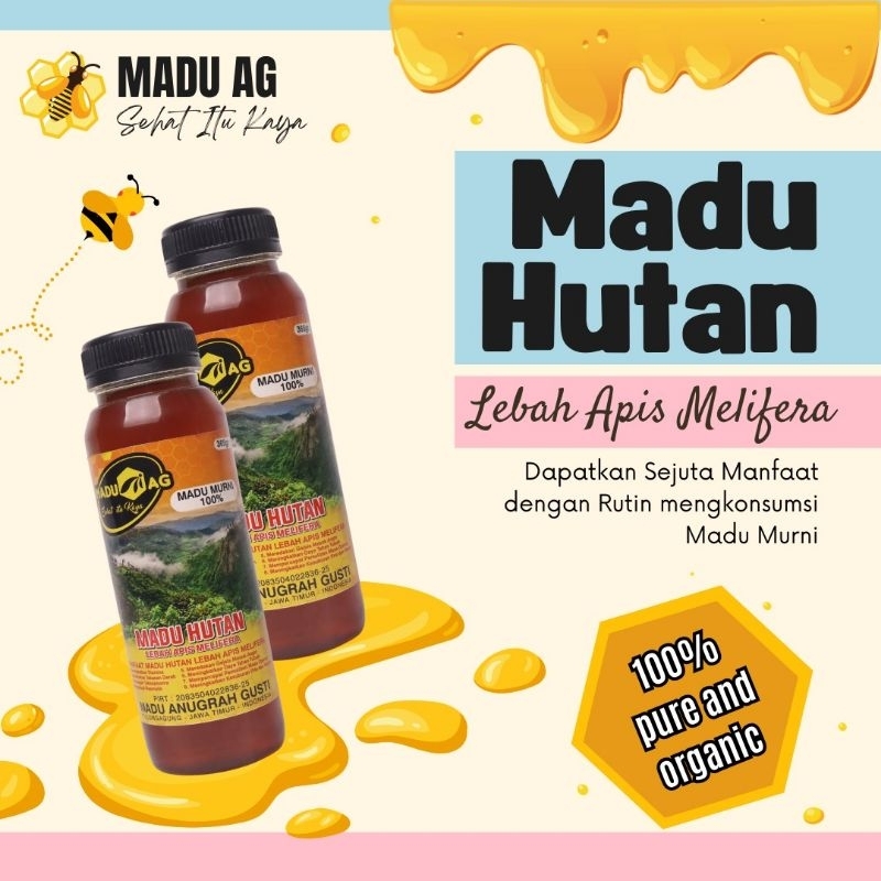 

AG Madu Hutan Murri 100% Tanpa Tambahan Bahan Herbal Maupun Bahan Pabrikan Madu AG