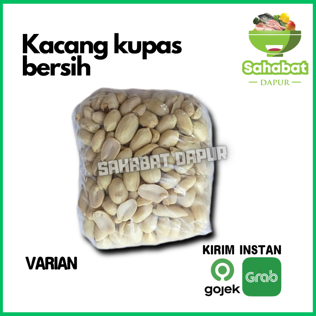 

Kacang Tanah Kupas Bersih Besar - Sahabat Dapur