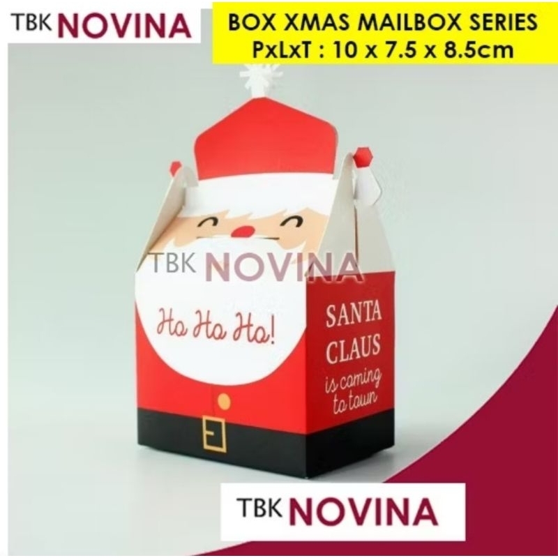 

BOX MINI CHRISTMAS / KOTAK KUE NATAL / BOX NATAL MINI / KOTAK NATAL