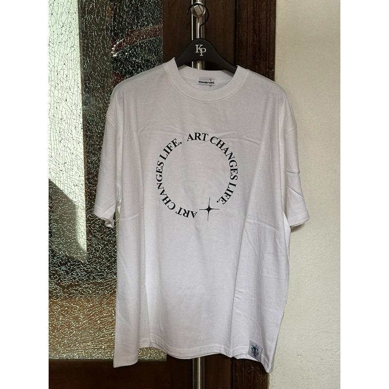 [READY NEW WITH TAG] TREASURE X WONDERWALL WHITE T-SHIRT PUTIH READY