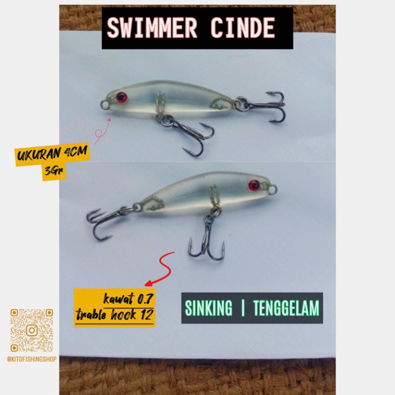 SWIM BENING UMPAN CASTING IKAN HAMPALA