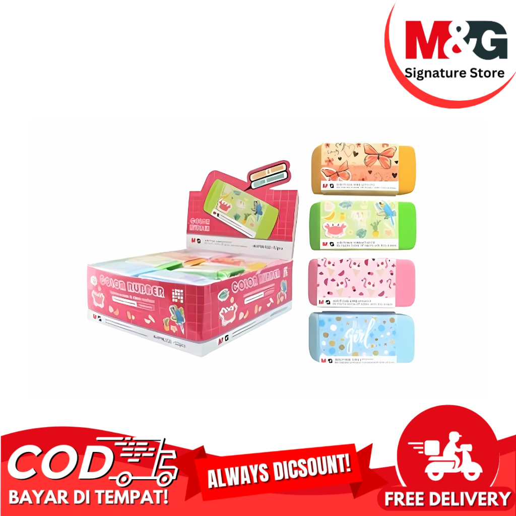 

Color Rubber M&G Summer Time Penghapus Karet Berwarna #AXP963G0