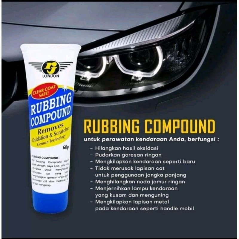 Kompon RJ 60 gram Coumpound headlamp kompon bodi kompon mika kompon motor kompon mobil