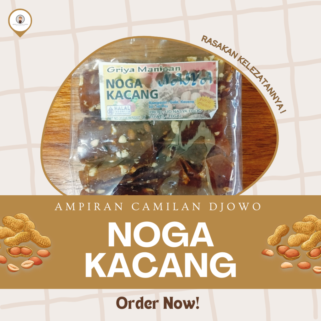 NOGA KACANG / TENG TENG KACANG / NOGA KACANG TANAH / NOGA KACANG MANIS GULA MERAH