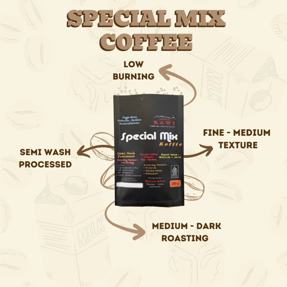 

BUBUK KOPI 100% PREMIUM SPECIAL MIX BY KOPI LERENG KAWI