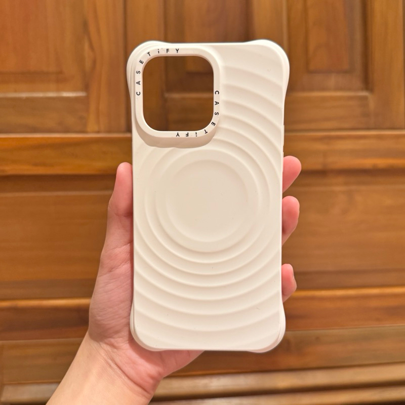 [PRELOVED] Casetify | Ripple Case - White | Casing iPhone 15pro max | Original casetify | FREE BOX C