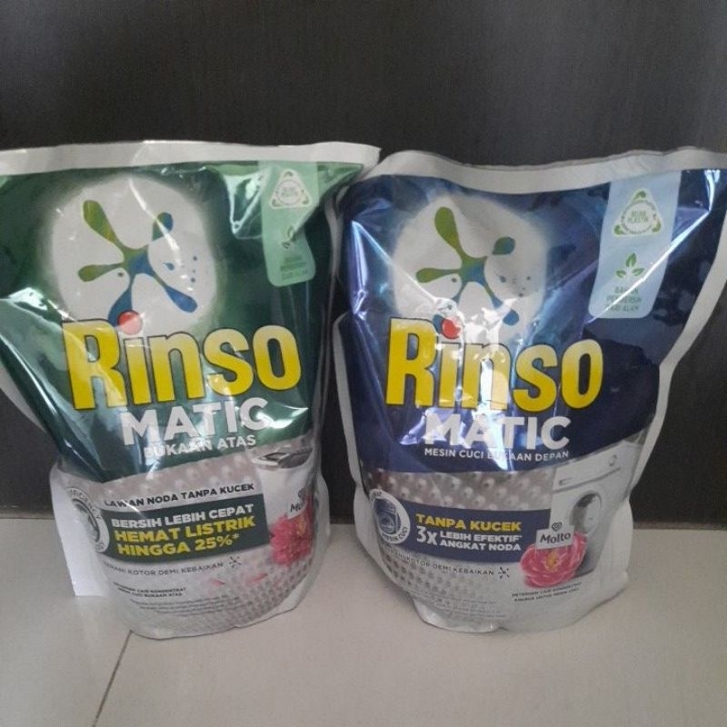 Rinso Matic Molto 1.45liter Detergent Softener Cair Sabun Cuci Baju