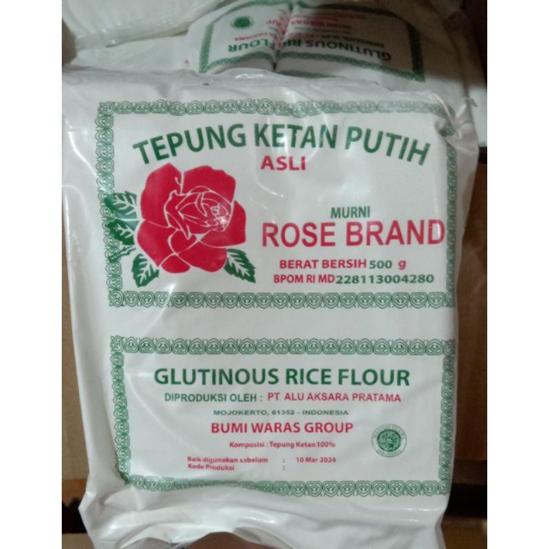 

ROSE BRAND TEPUNG KETAN / TEPUNG BERAS 500 GRAM