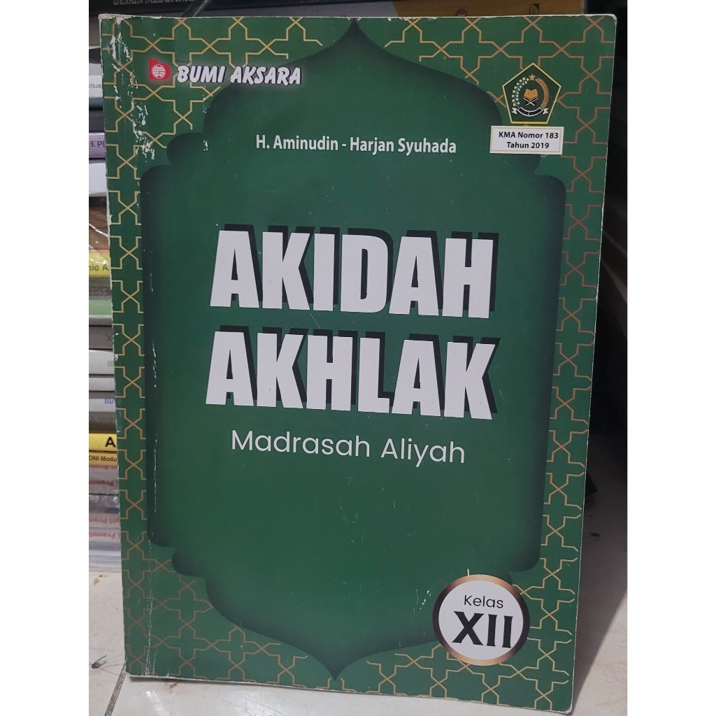 AKIDAH AKHLAK BUMI AKSARA KMA 2019 KELAS 12 SMA/MA