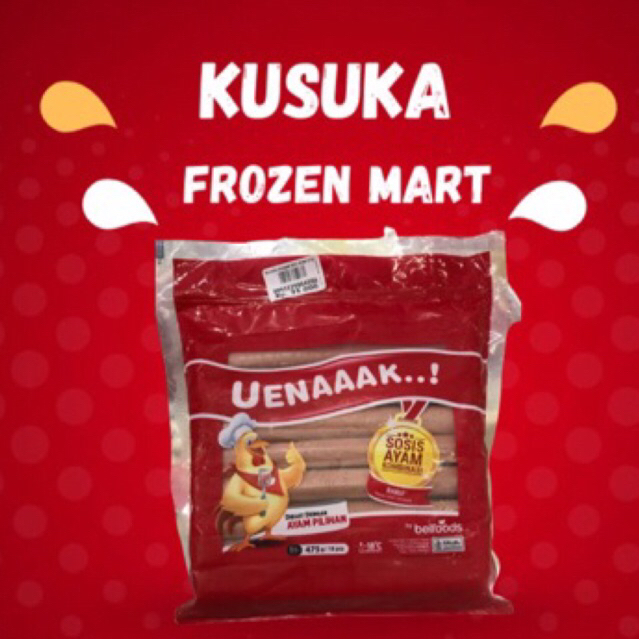 

BELFOODS UENAAAK SOSIS AYAM 475gr