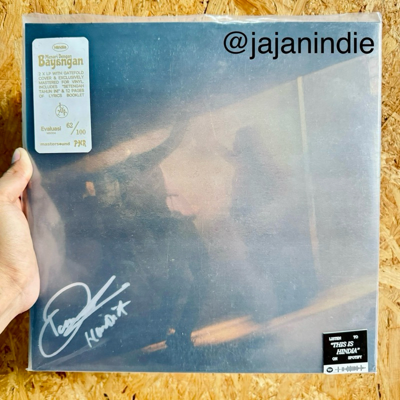 Vinyl Hindia Menari Dengan Bayangan (White Splatter Vinyl)